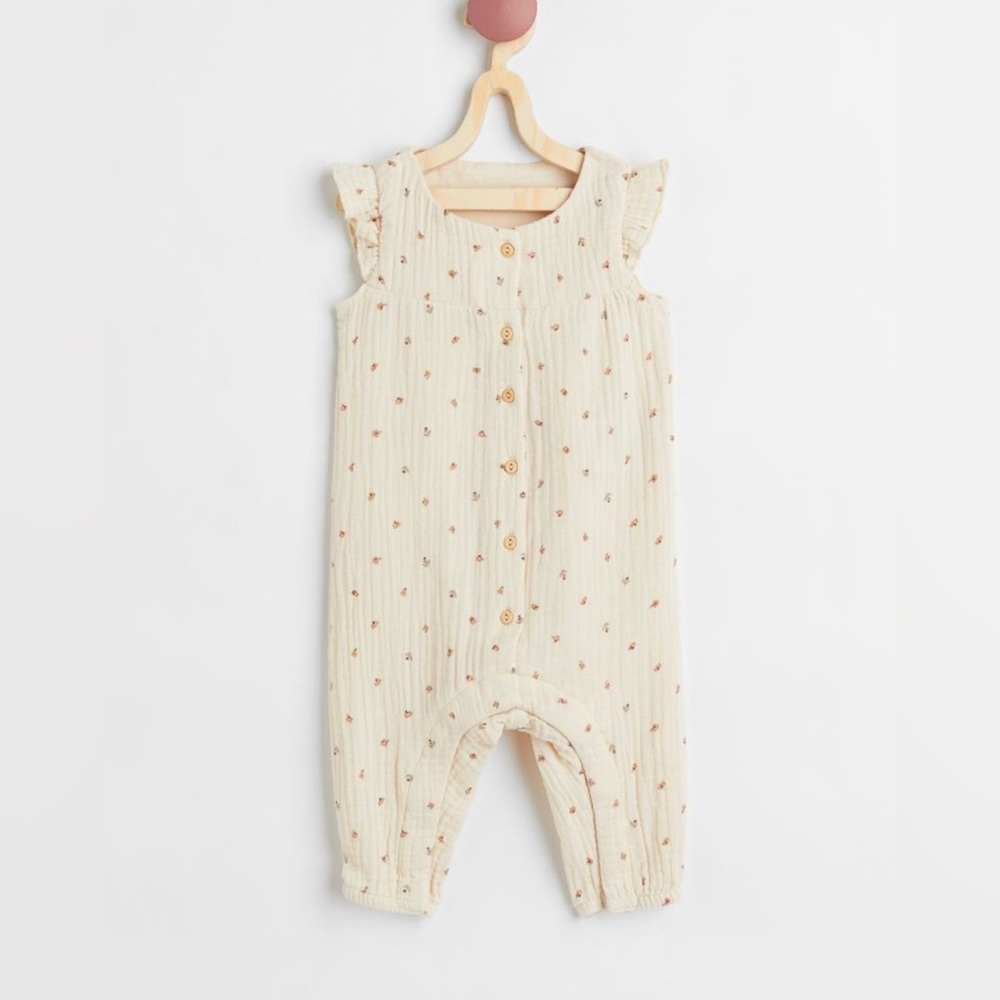 H&M Cotton Bodysuit Baby Floral